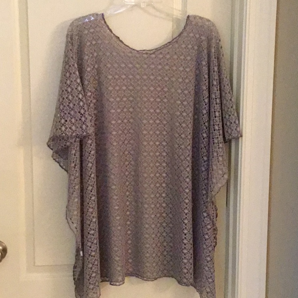 Sheer lace top